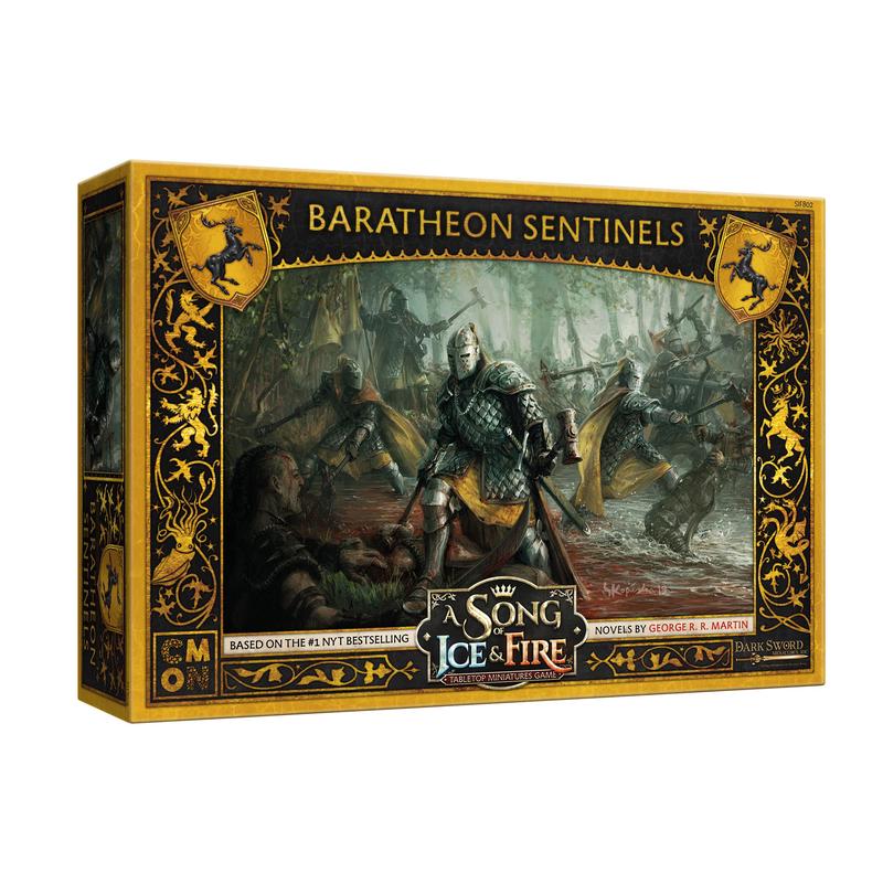 A Song of Ice and Fire Tabletop Miniatures Baratheon Sentinels Unit Box | Strategy Game for Teens and mature-themeds | Ages 14+ | 2+ Players | Average Playtime 45-60 Minutes | Made by CMON