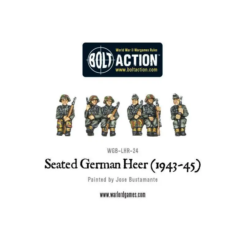 Bolt Action – Seated German Heer (1943 – 45)