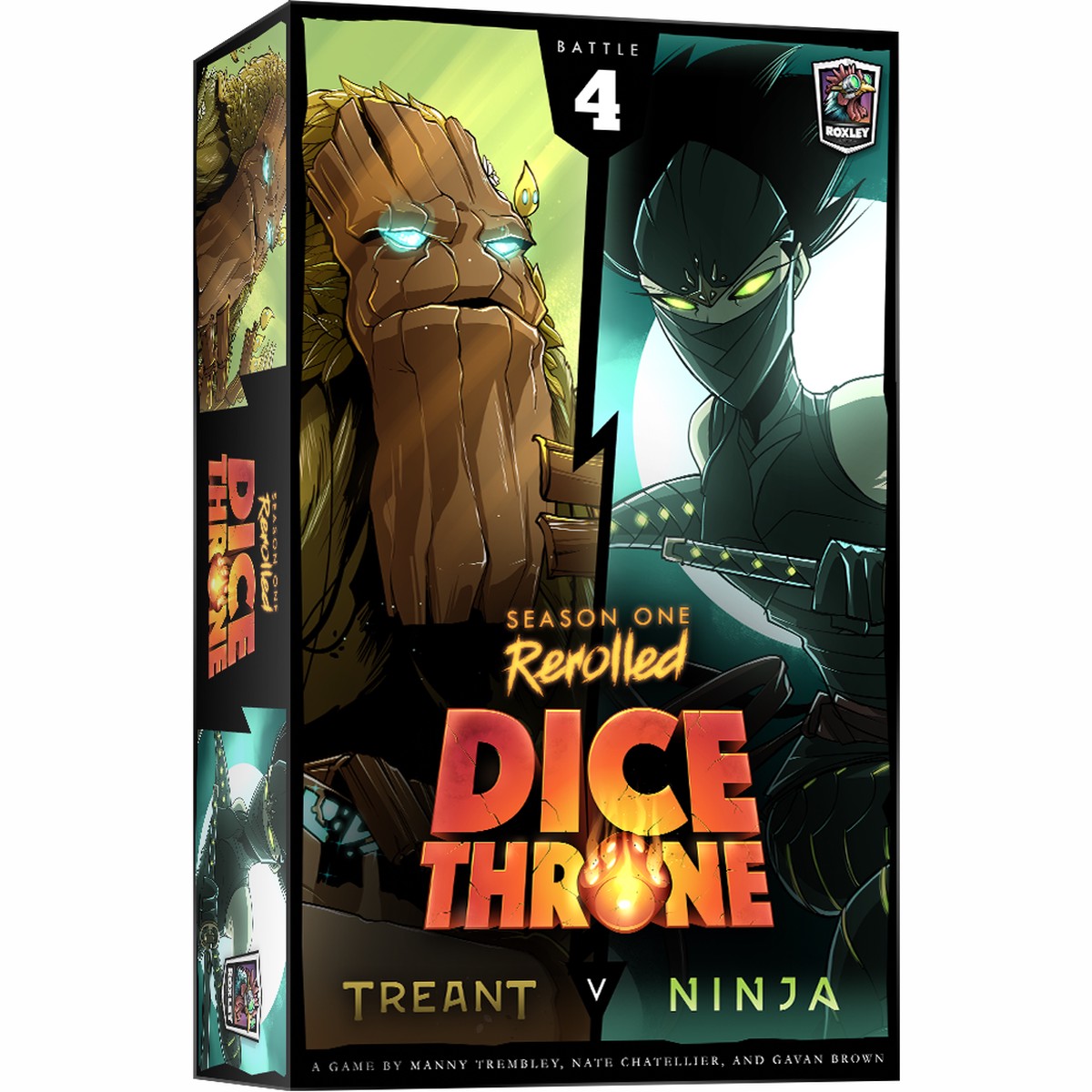 Dice Throne Season One Rerolled Treant v. Ninja