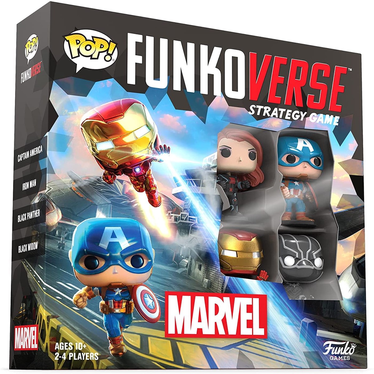 Funkoverse Strategy Game: Marvel – 4-Pack