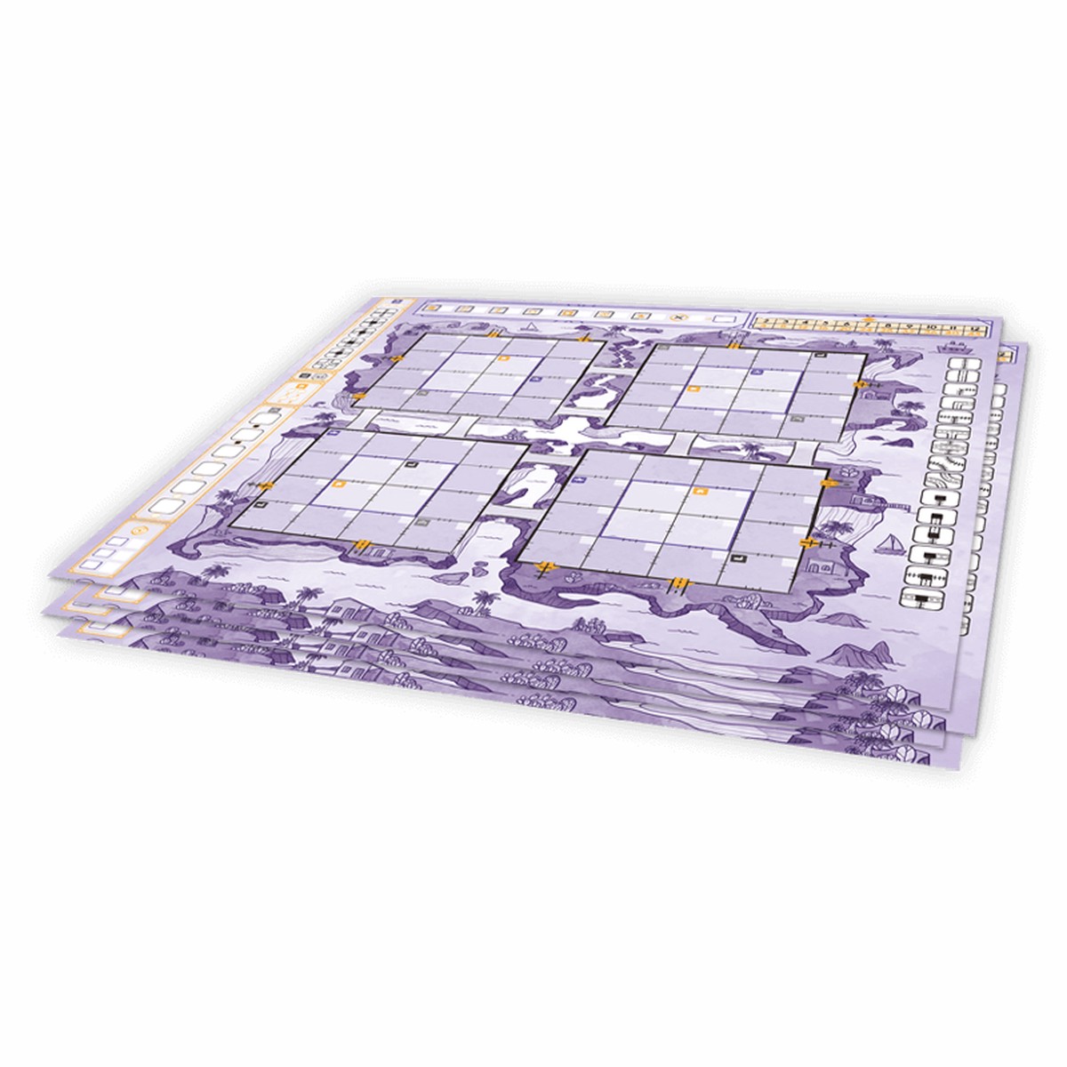 Railroad Ink: Archipelago Board