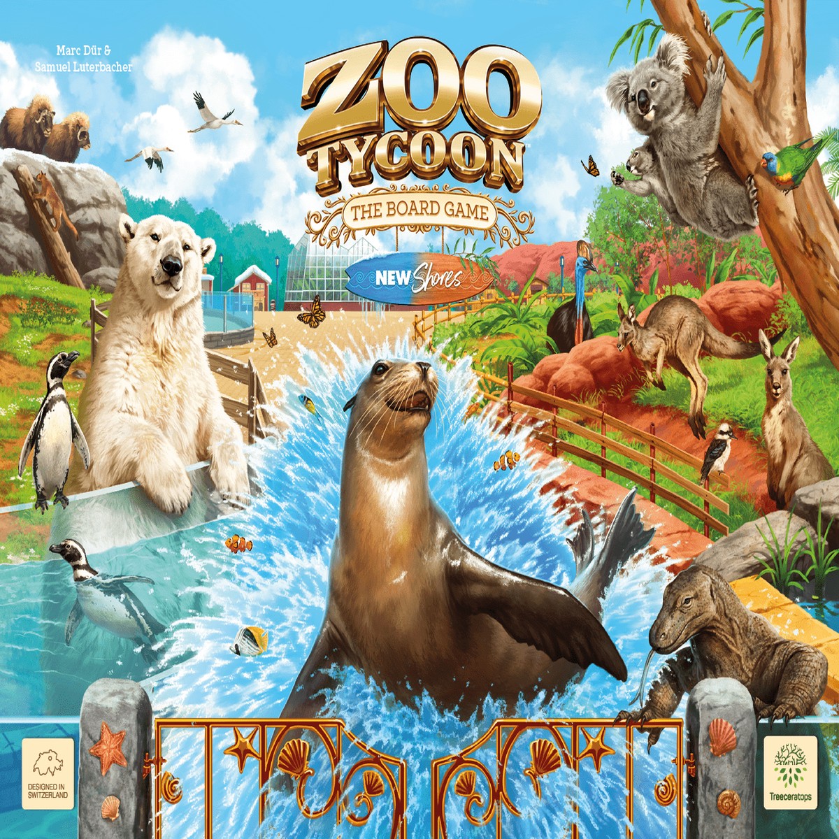 Zoo Tycoon: The Board Game New Shores (Deluxe Edition) (Import)