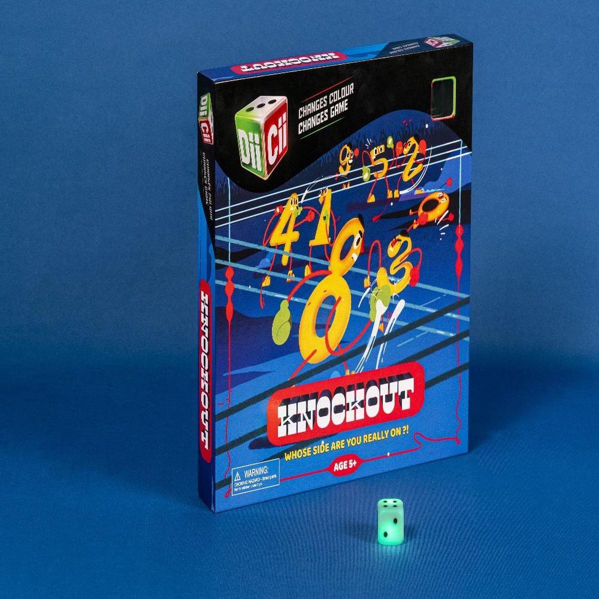 Diicii Knock Out Novelty Dice Game