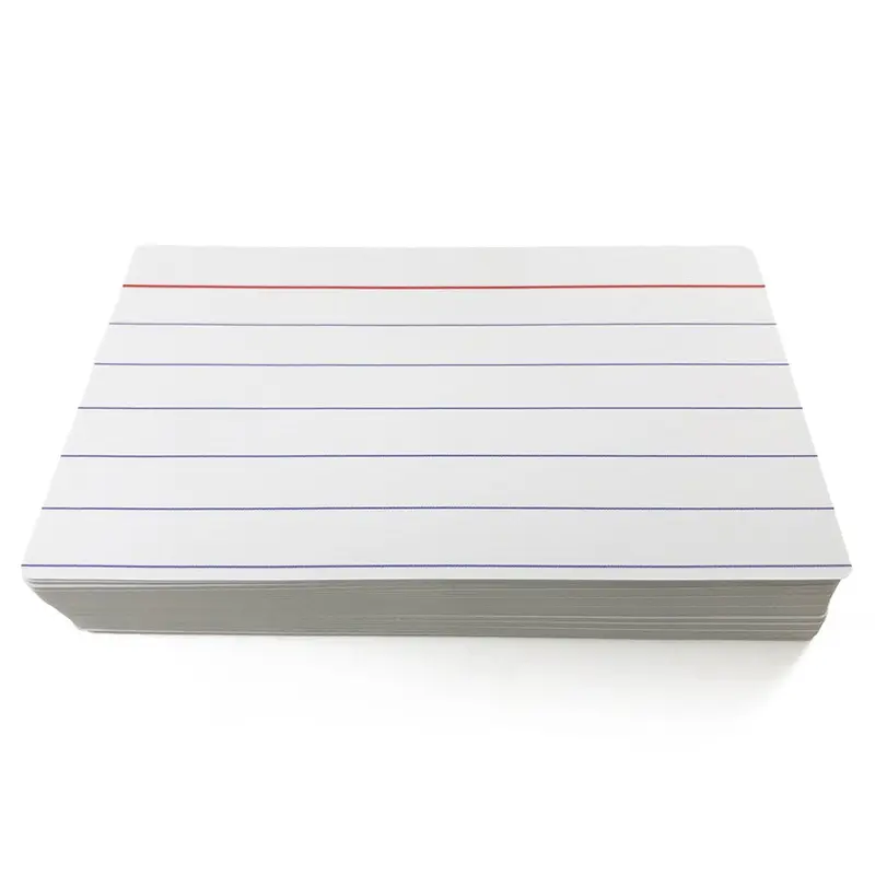 Blank Dry Erase Index Cards 3″x5″ (48ct)