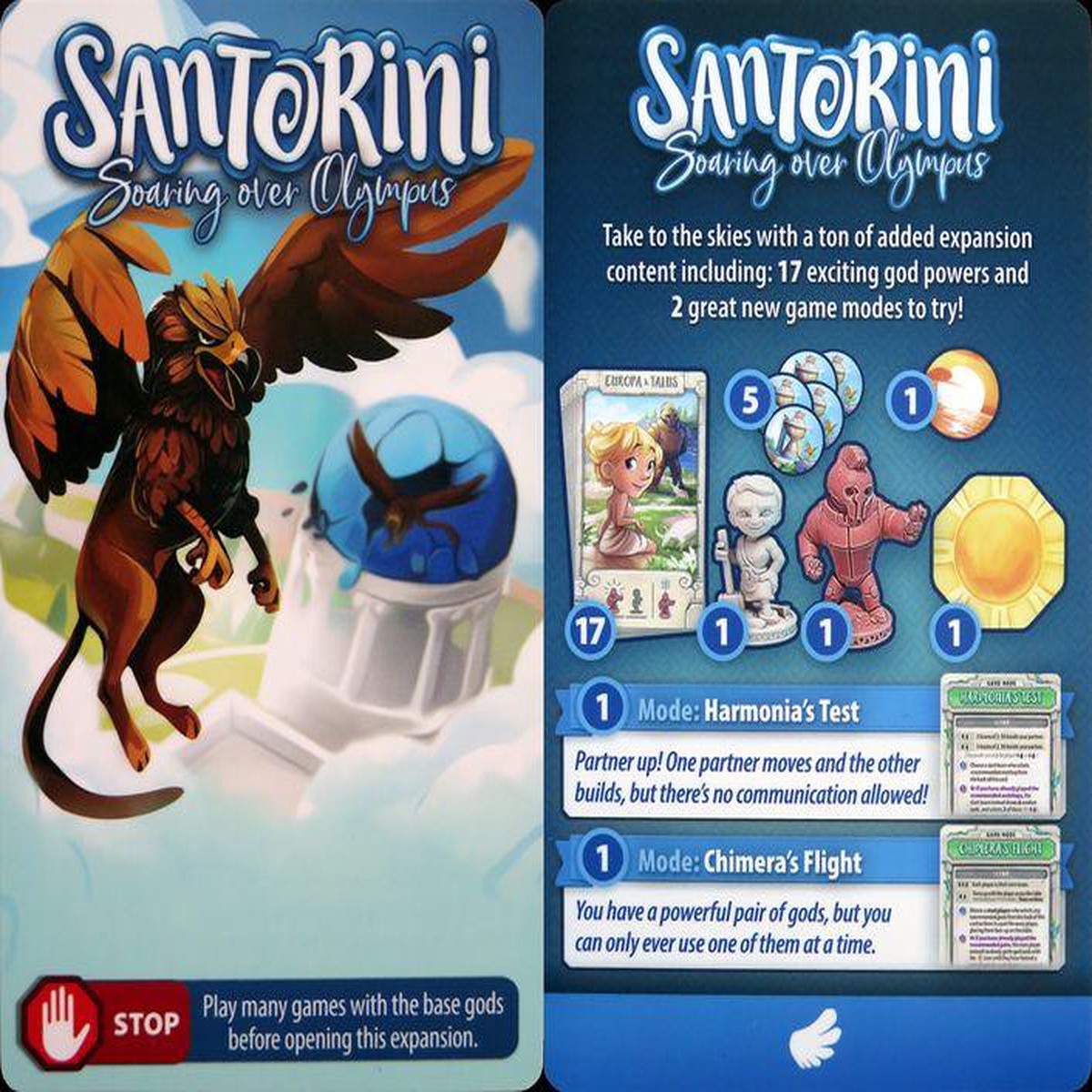 Santorini God Pack Soaring Over Mount Olympus