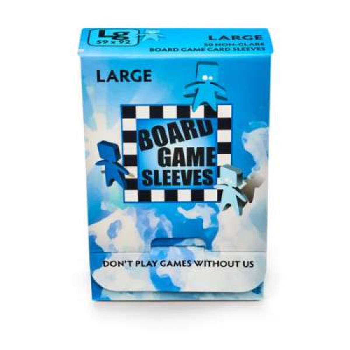 Board Game Sleeves Non Glare – Large (fits cards of 59x92mm) [ Pre-order ]