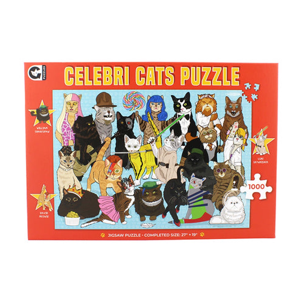 *A Grade* Celebri Cats Jigsaw Puzzle