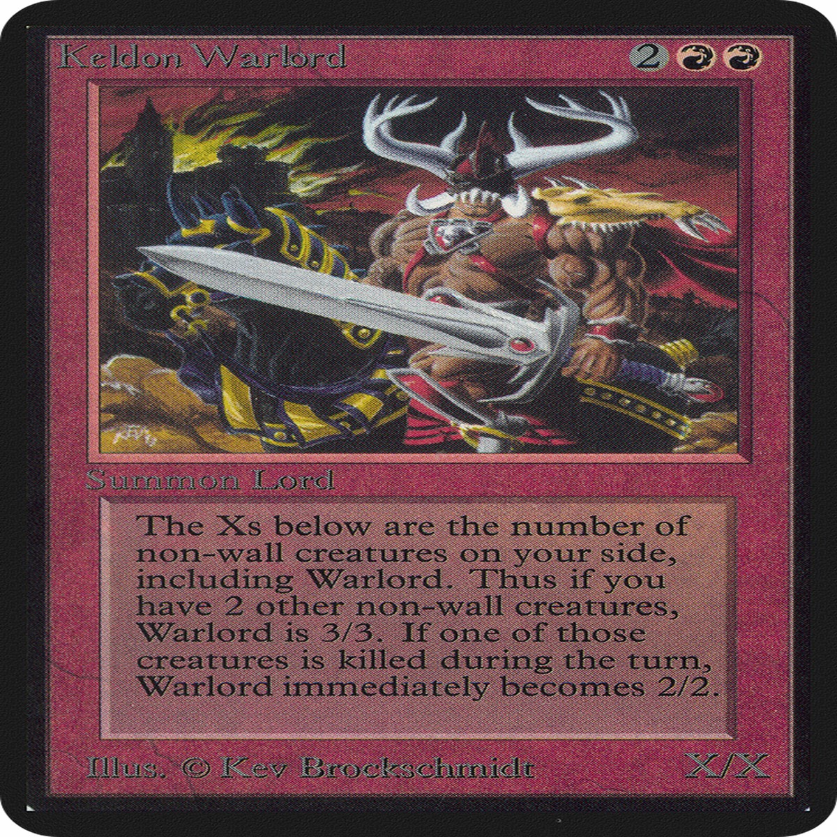 Keldon Warlord (LEA-160) - Limited Edition Alpha