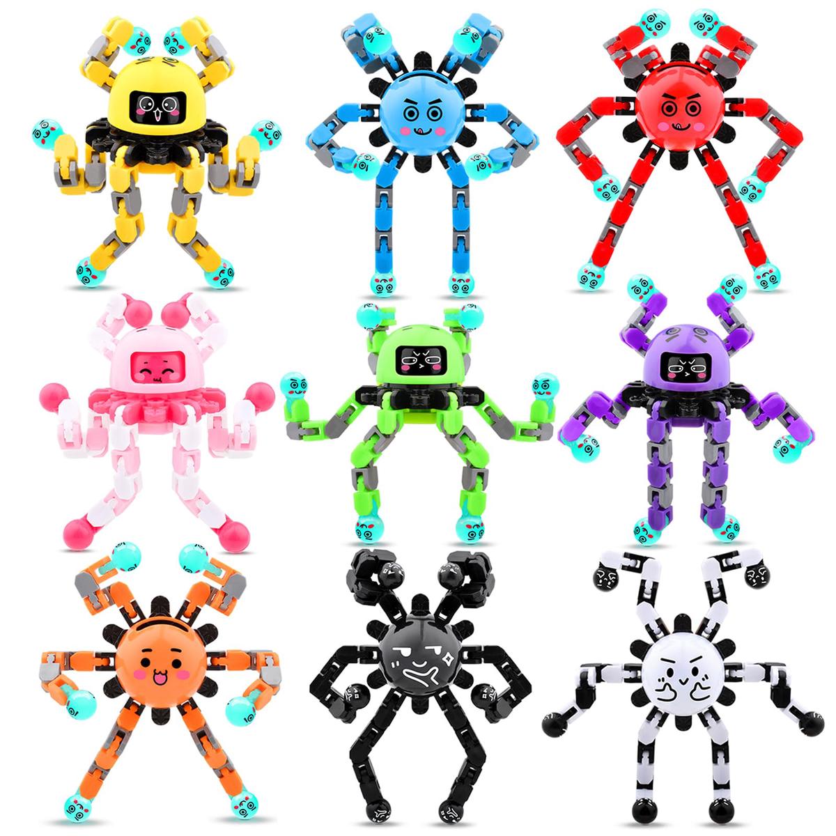 ASIOWELY 9 PCS Christmas Stocking Stuffers Fidget Spinner Toys for Kids & Adults,Party Favors Supplies Goodie Bags Birthday Gift