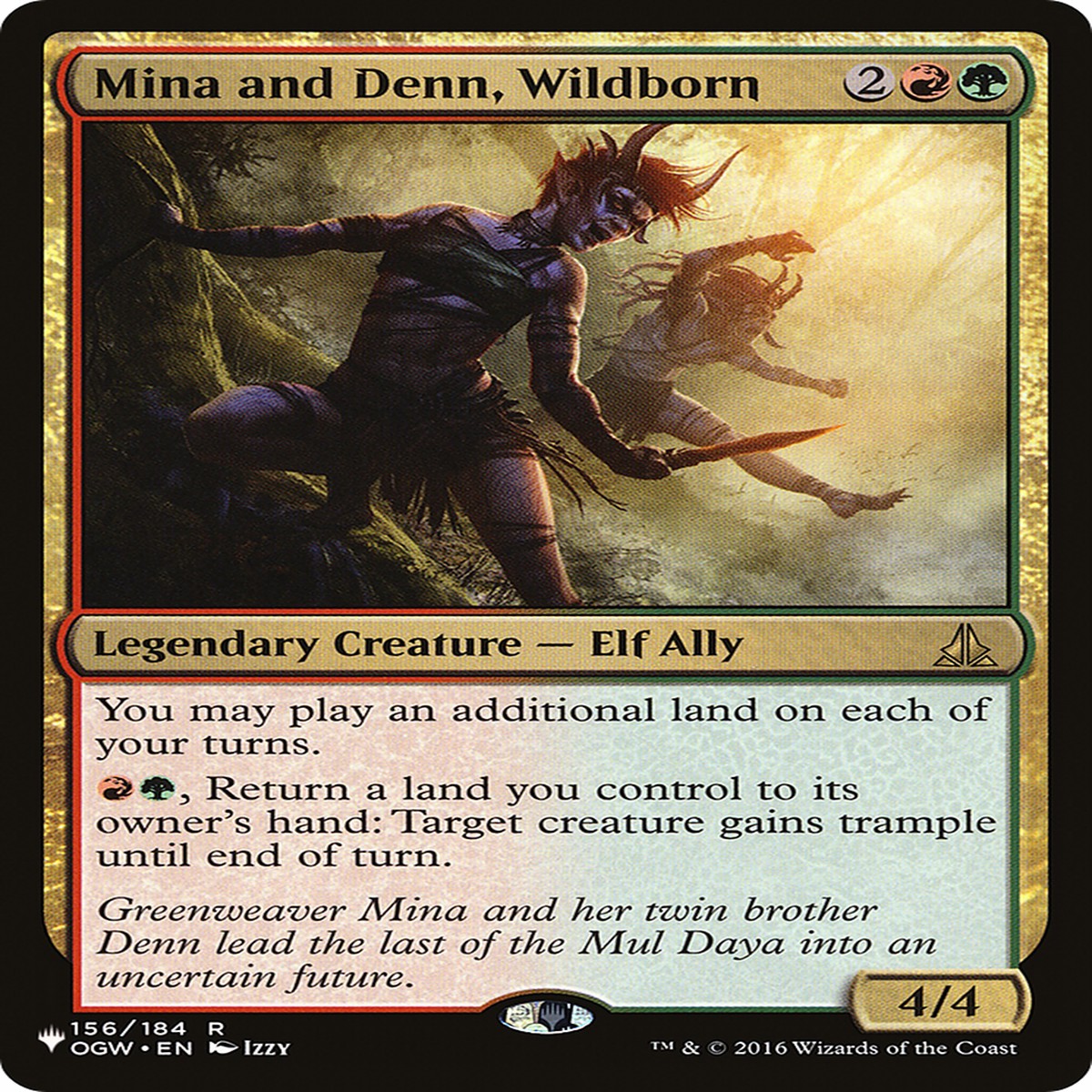 Mina and Denn Wildborn (LIST-OGW-156) - The List