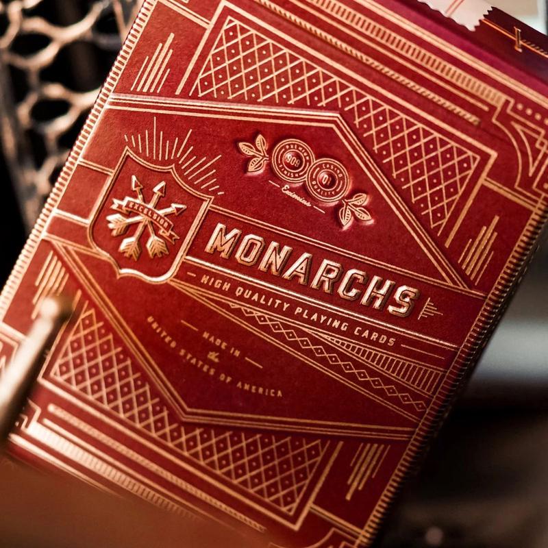 Theory 11 Playing Cards – Monarch Red