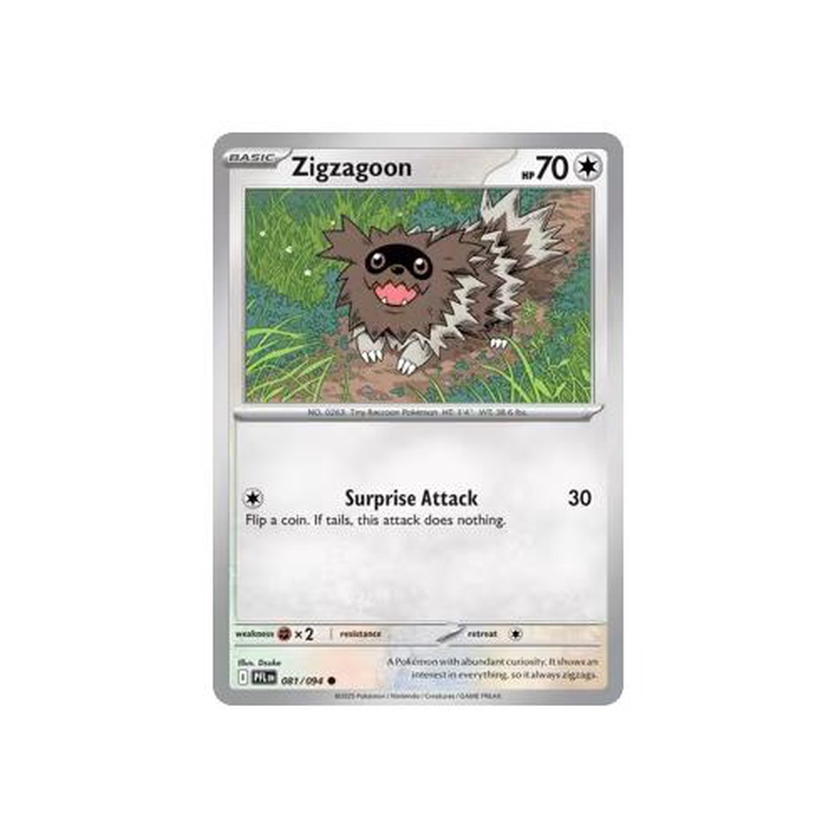 Zigzagoon PFL 8194 - Reverse Holo