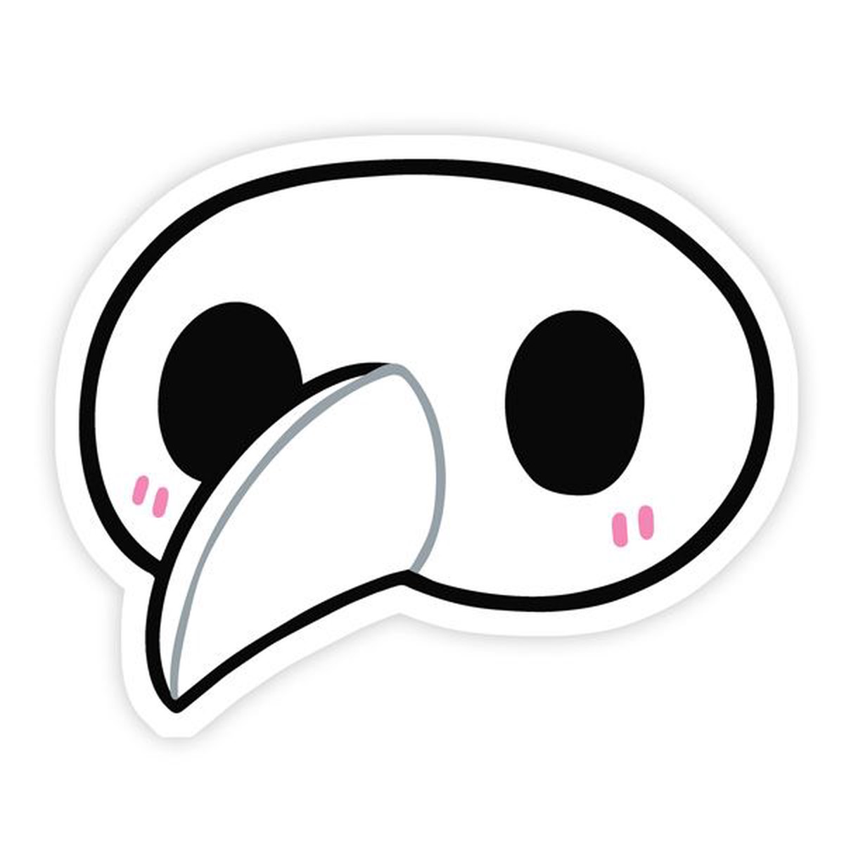 3" Plague Doctor Mask Sticker