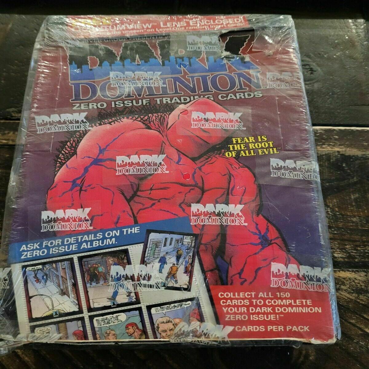 1993 Dark Dominion Trading Cards Sealed Wax Box - 36 Packs (Seal Wear, As Pictured)