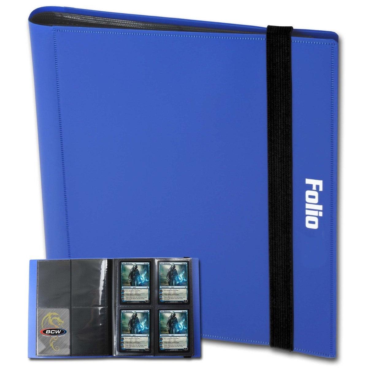 BCW / Monster 1-PF4-BLU Pro-Folio 4-Pocket Blue