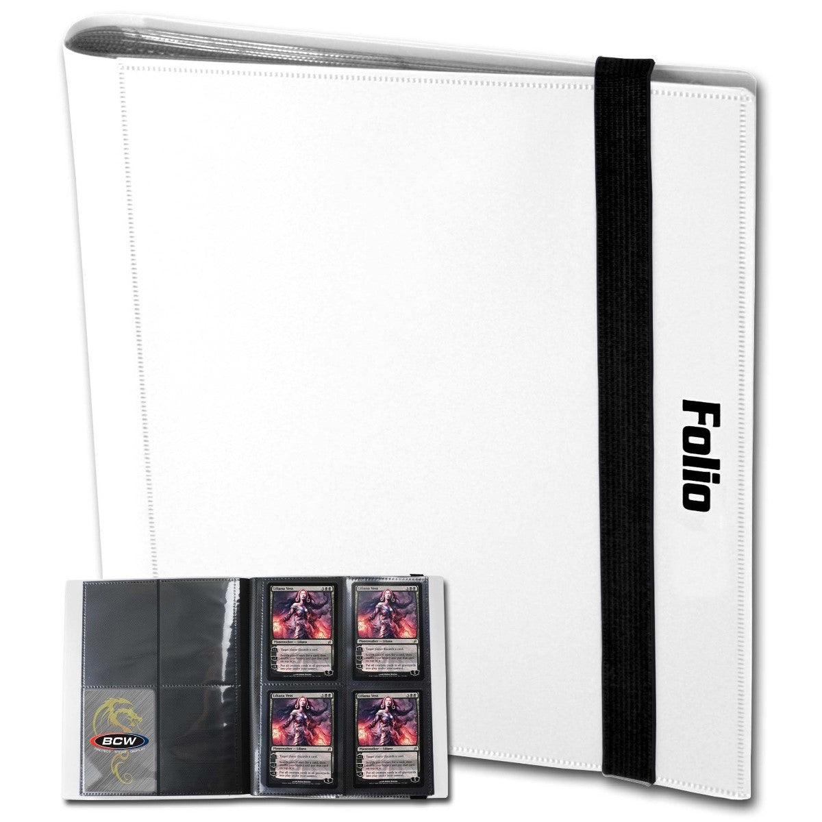 BCW / Monster 1-PF4-WHI Pro-Folio 4-Pocket White