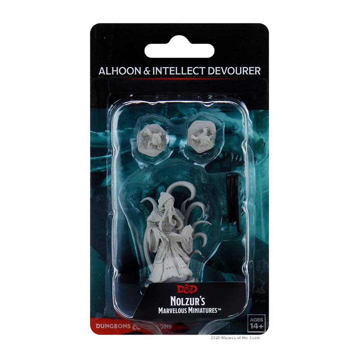WizKids 90158 D&D Nolzurs Marvelous Miniatures Marvelous Minis: Alhoon & Intellect D