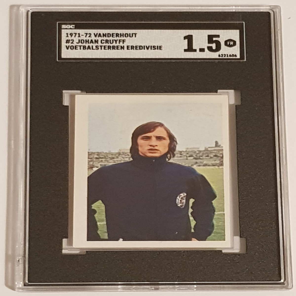 1971-72 Vanderhout Voetbalsterren Eredivisie Johan Cruyff #2 SGC 1.5 Trading Card