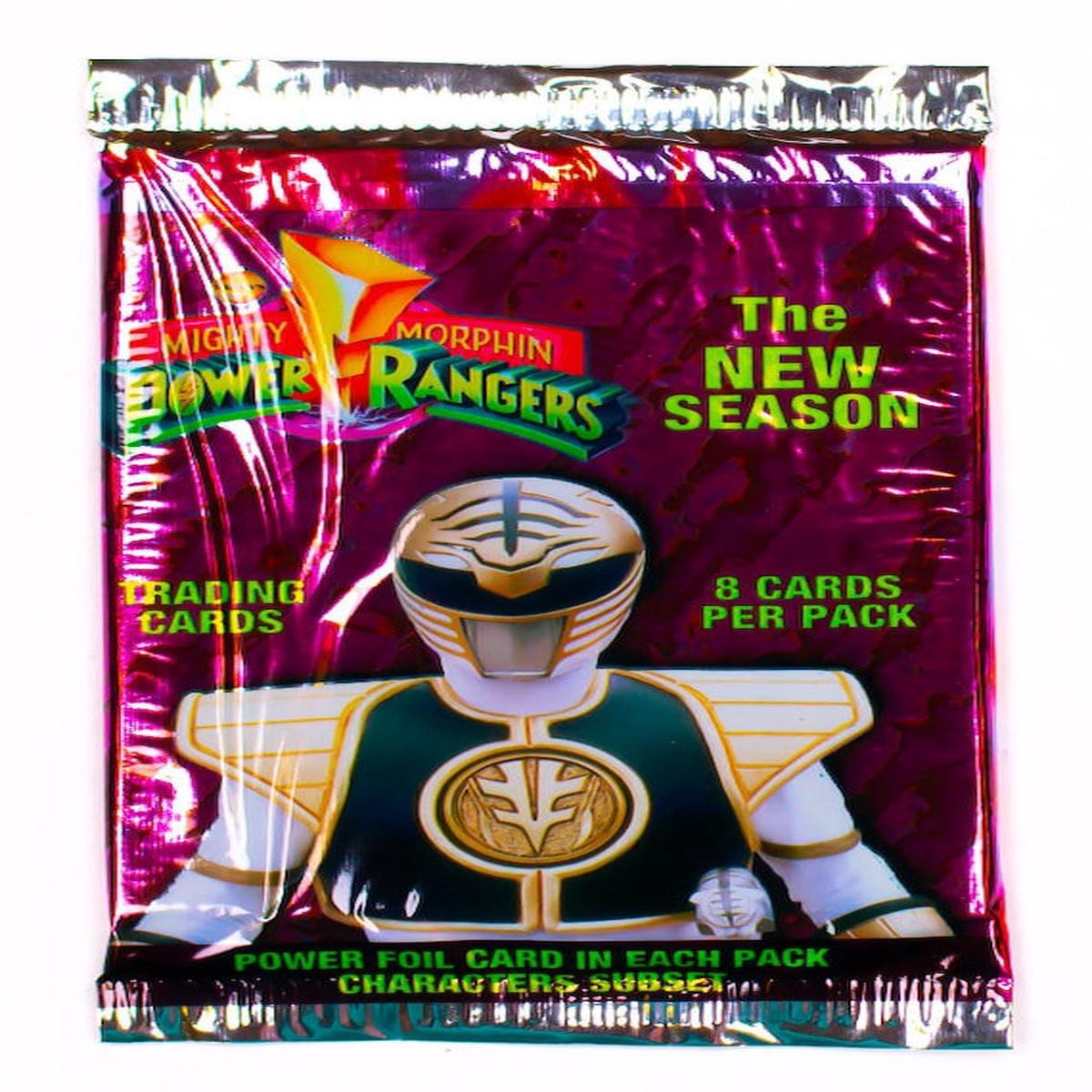 1994 Mighty Morphin Power Rangers The New Season Trading Cards 8211 Red Hobby Pack (8 Cards)