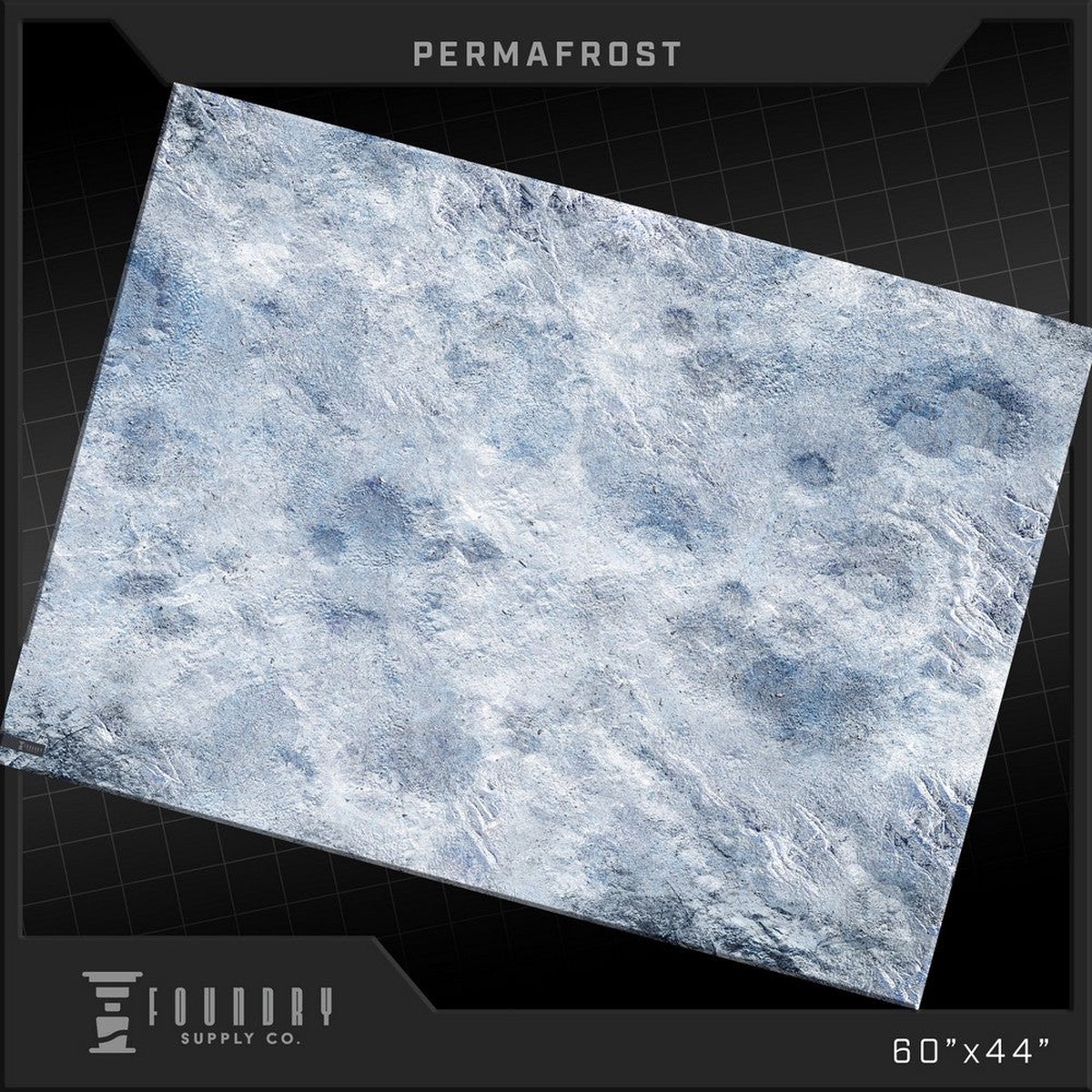 "Foundry Supply - BattleMat - Permafrost (44""x60"")"