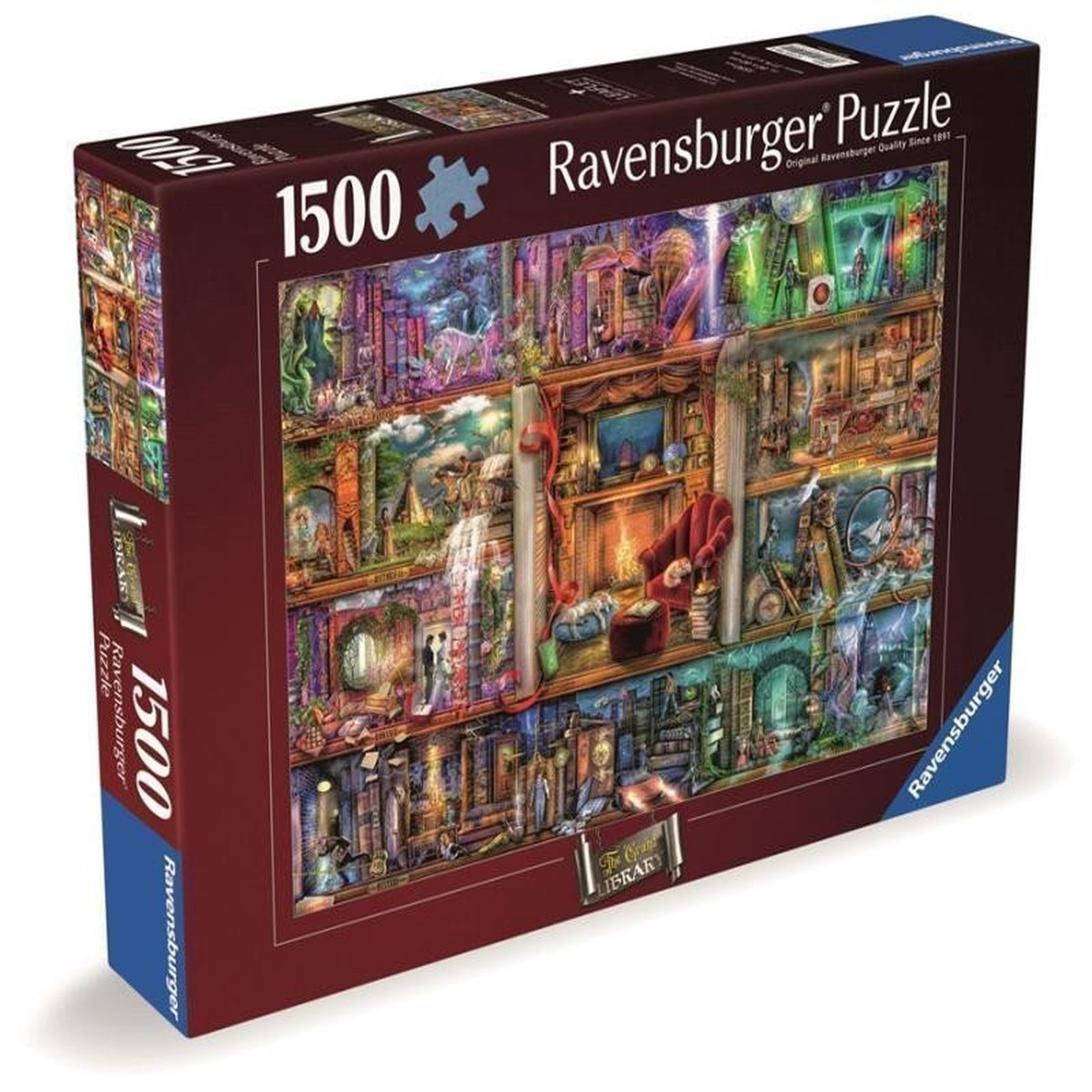 Puzzle Velk knihovna 1500 dlk