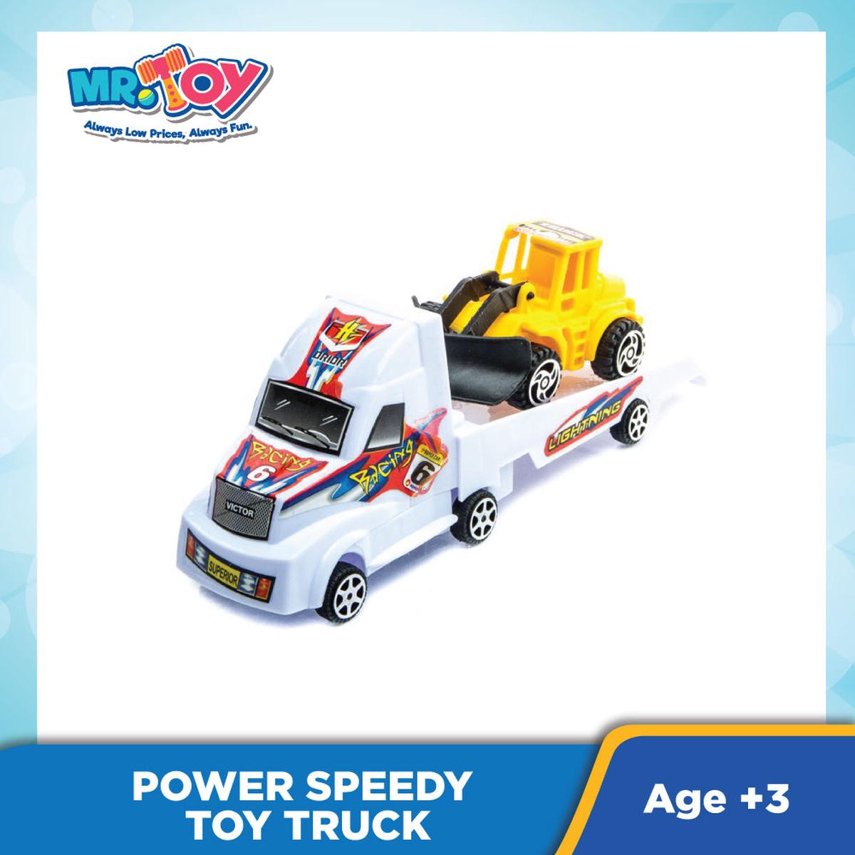 (Mr Toy) Power Speedy Toy Truck White