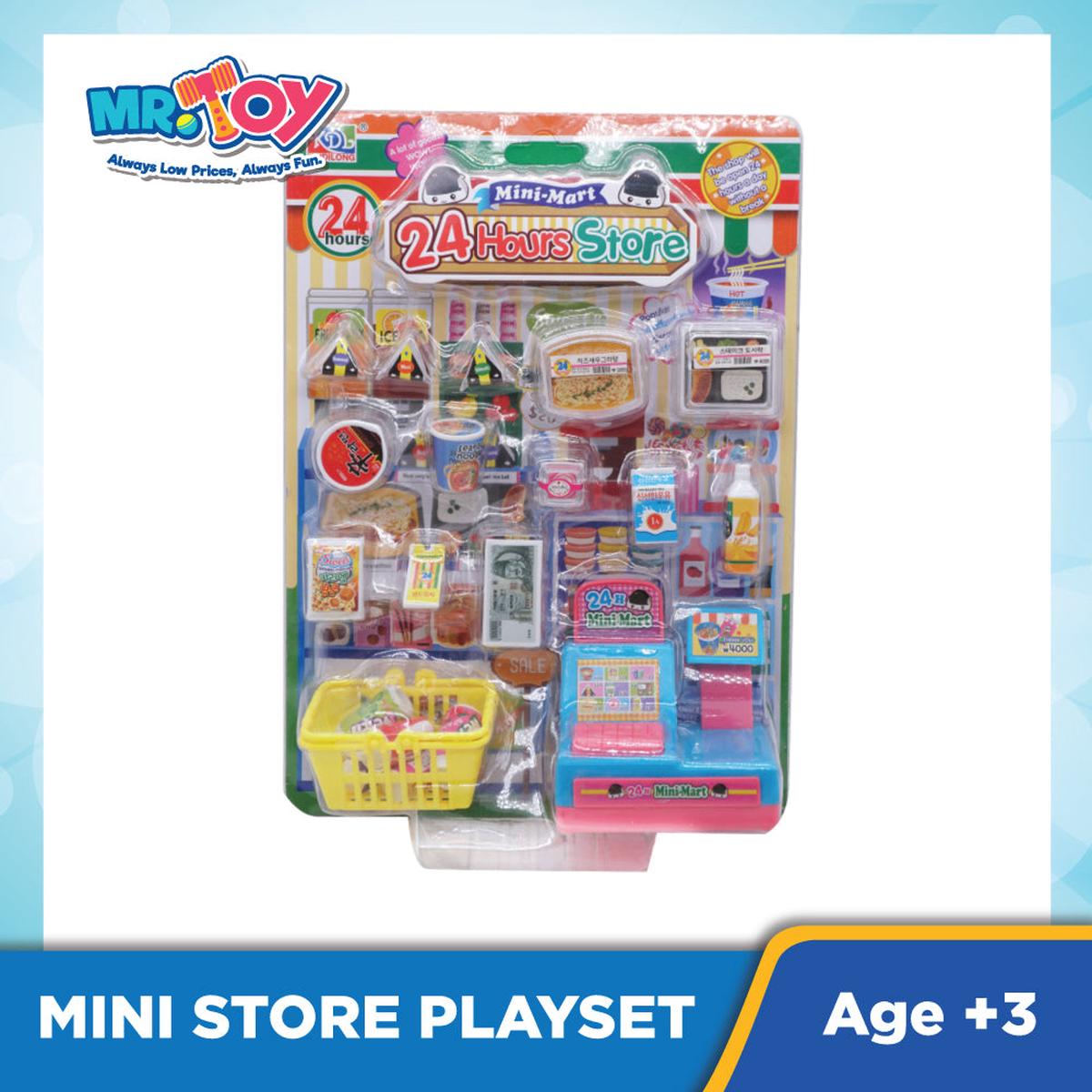 (MrDiy) Kaidilong 24 Hours Convenient Mini Mart Store Role Play Set