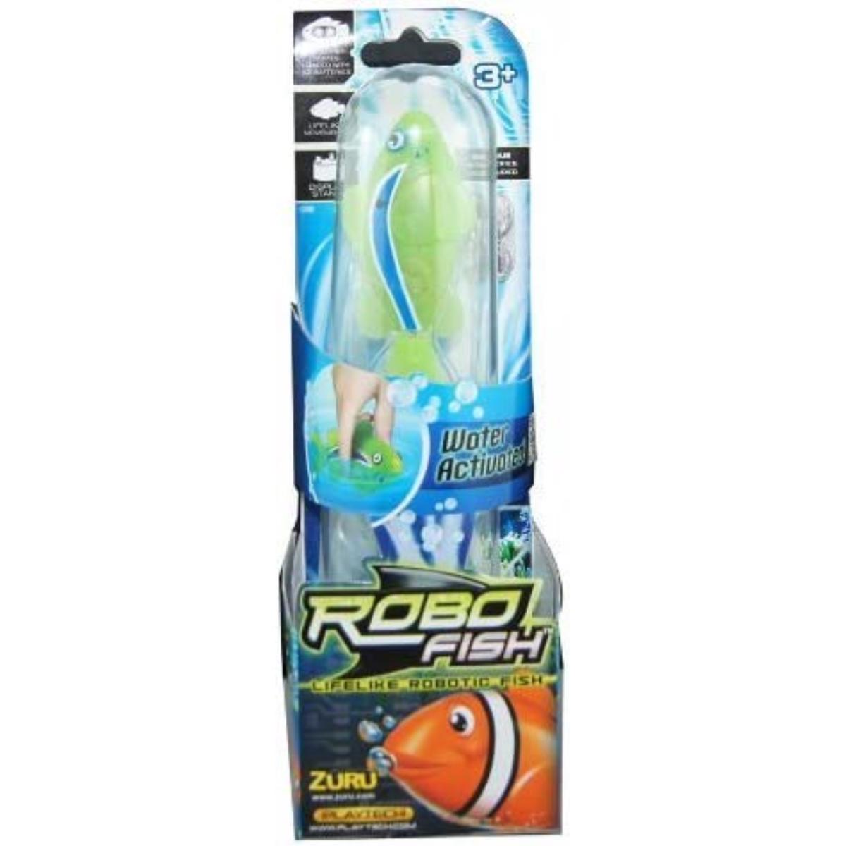 Zuru Robo Fish Water Activated Electronic Pet - Green Clown Fish