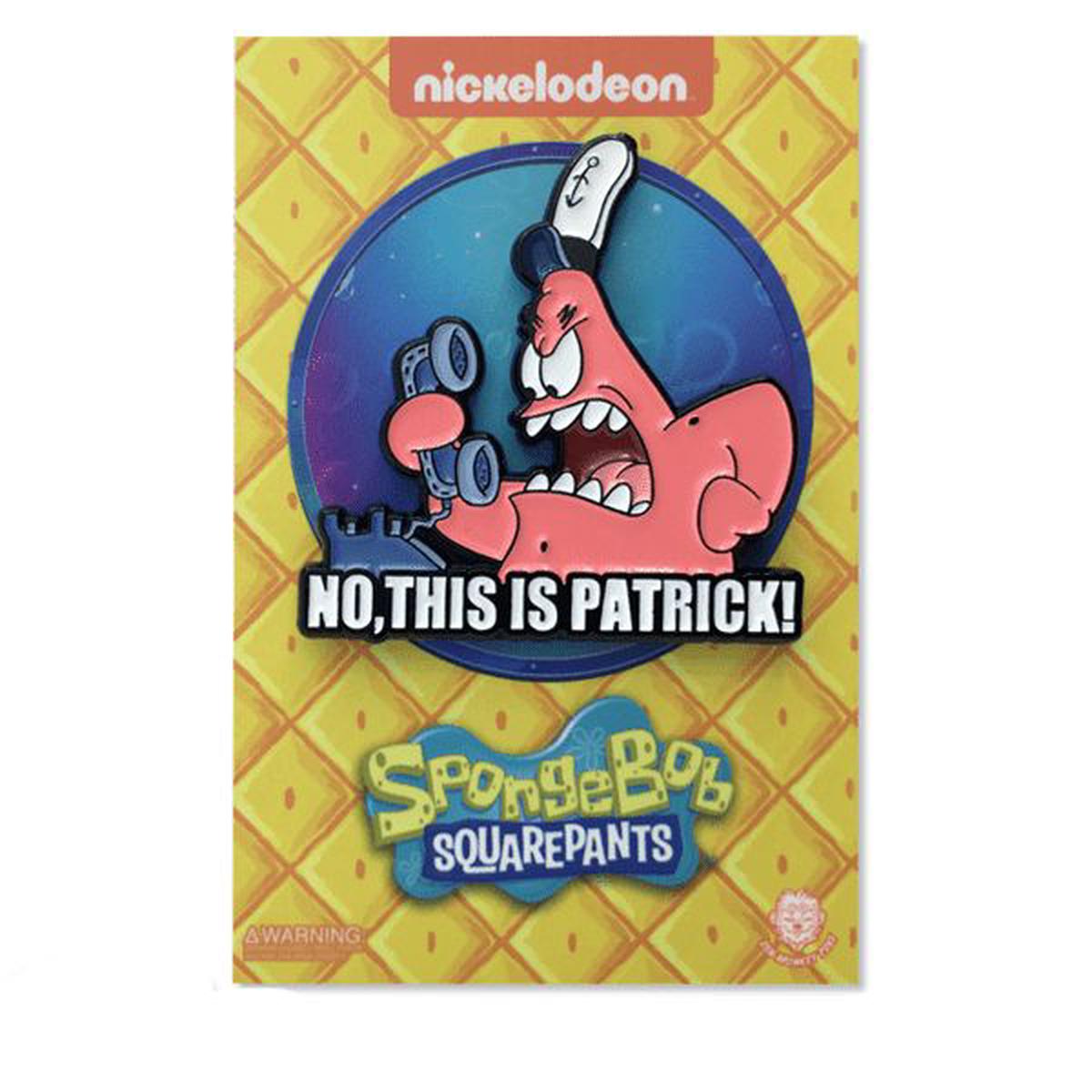 Zen Monkey No This Is Patrick(SpongeBob Meme Collection) - Spongebob Squarepants Pin