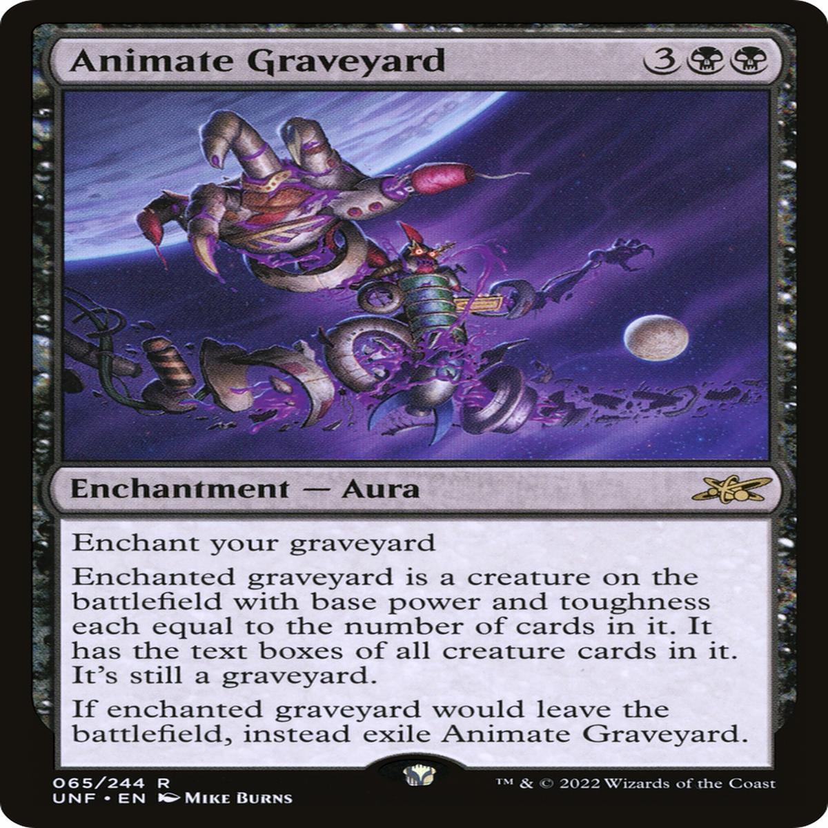 Animate Graveyard (Unf) 65 EnN NearMint