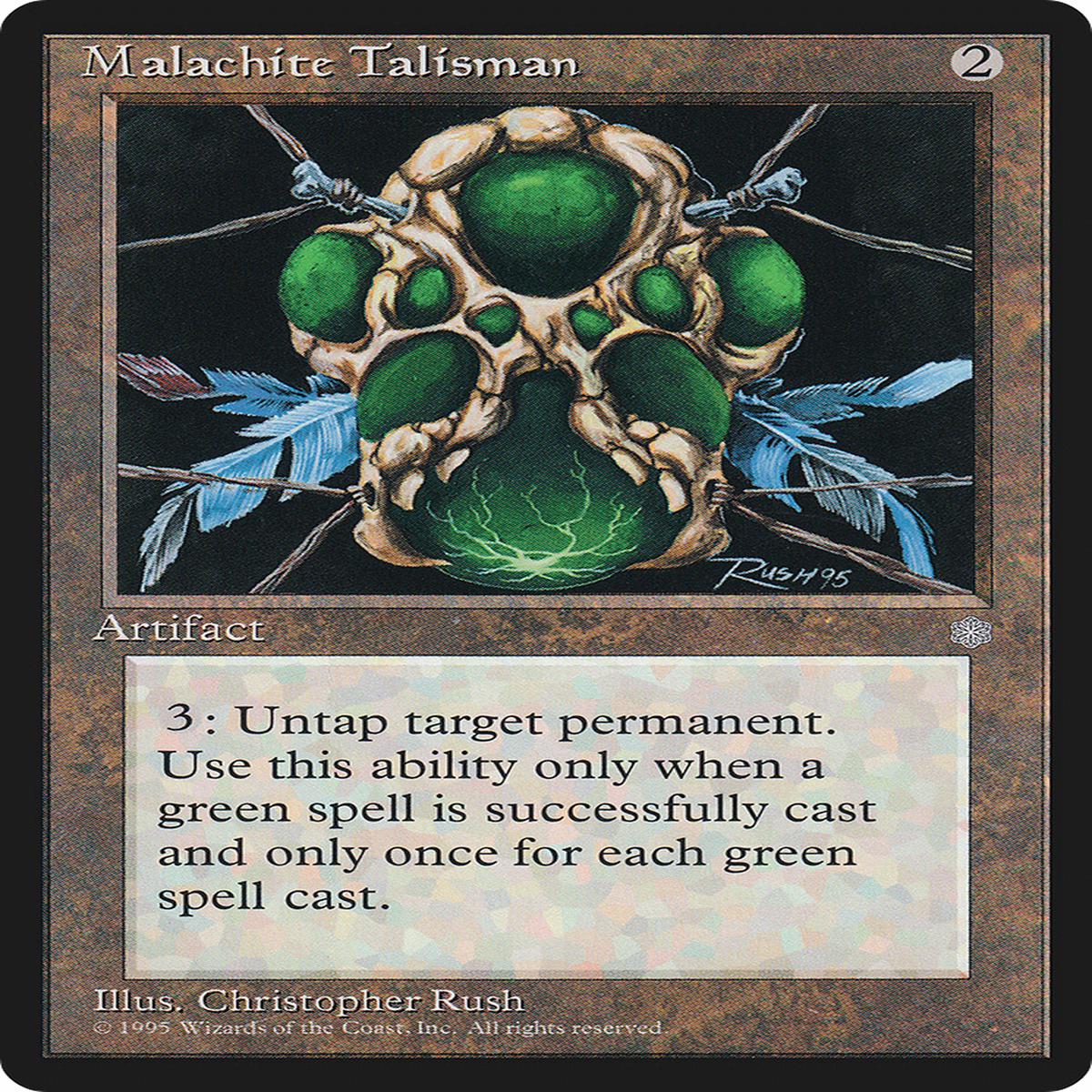 Malachite Talisman (Ice) 328 EnN SO ModeratelyPlayed
