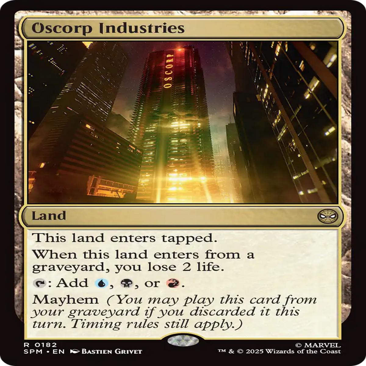 Oscorp Industries (Spm) 182 EnN SO NearMint