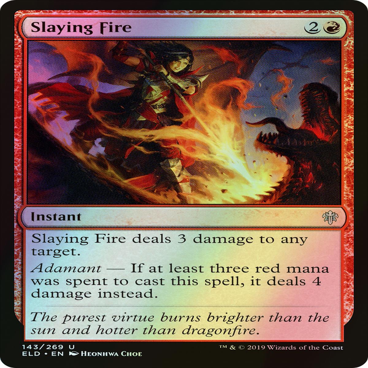 Slaying Fire (Eld) 143 EnF NearMint