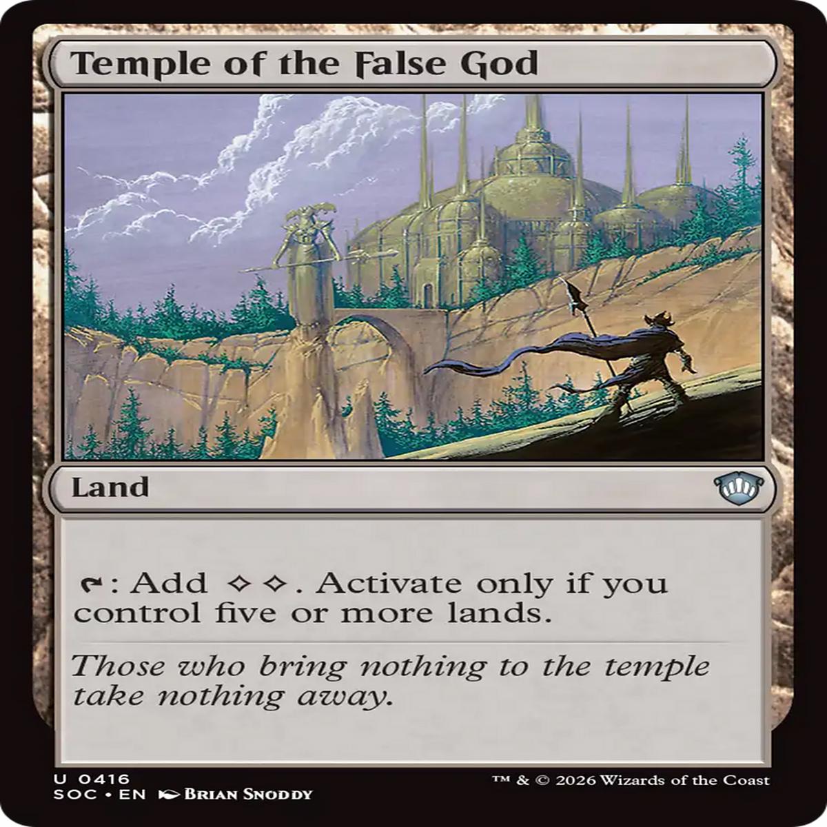 Temple Of The False God (Soc) 416 EnN NearMint