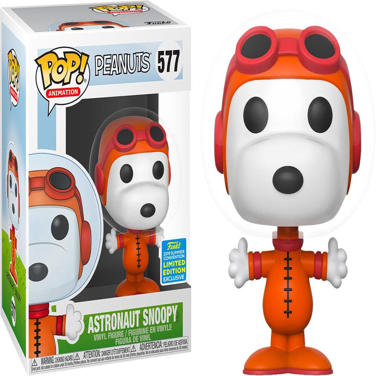 Astronaut Snoopy Peanuts 577 Exclusive Funko Pop Vinyl figure cartoon