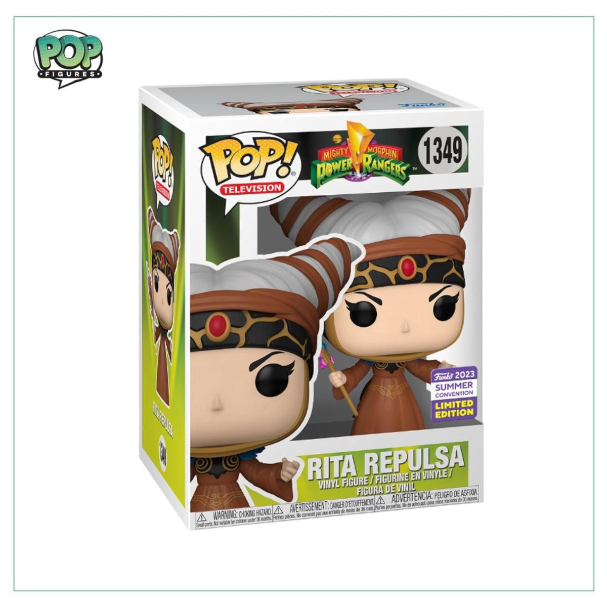 Rita Repulsa 1349 Funko Pop 8211 Mighty Morphin Power Rangers 8211 SDCC 2023 Shared Exclusive