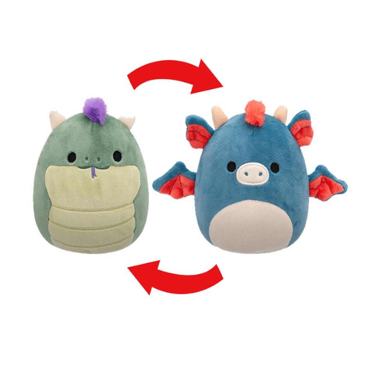 Squishmallow Kellytoy Plush 58221 Flip-a-Mallows Magtus Carin