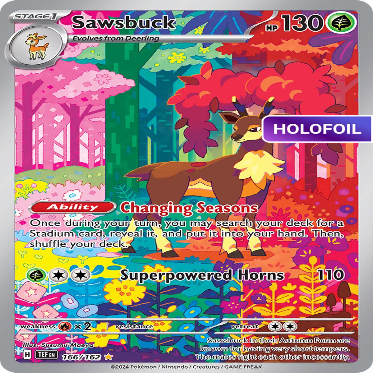 Sawsbuck - 166162 (Tef) 166 EnH SO NearMint
