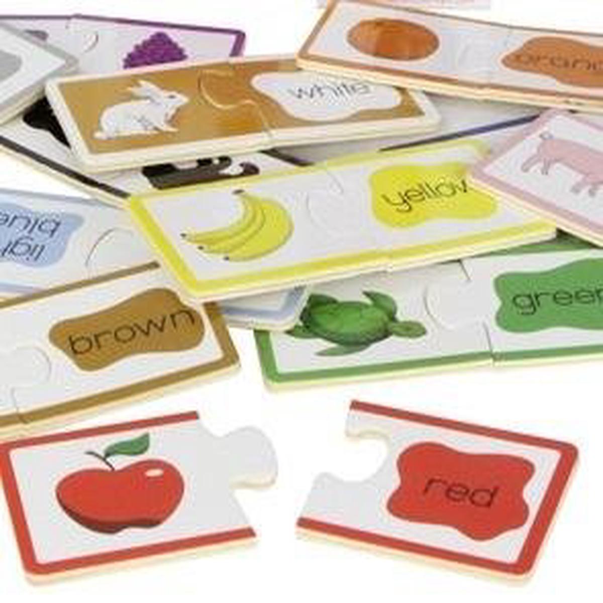 Wooden Puzzle Set - Colours