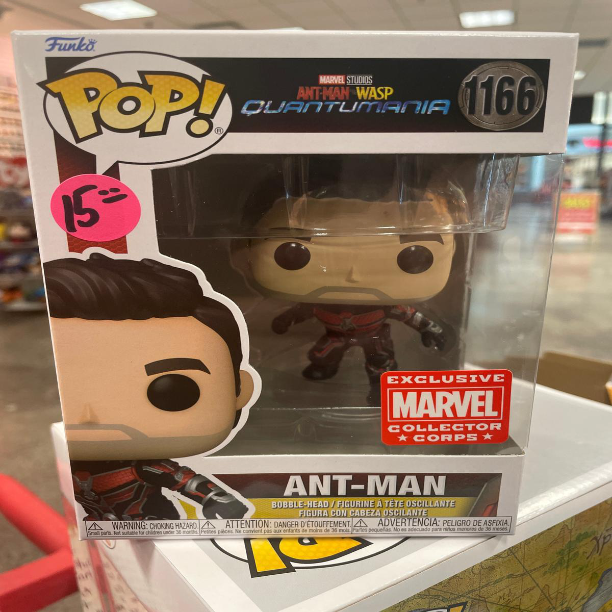 Marvel 8211 Ant-Man and the Wasp Quantumania- Ant-Man 1166 Exclusive Marvel Collectors Corps- Funko Pop Vinyl Figure