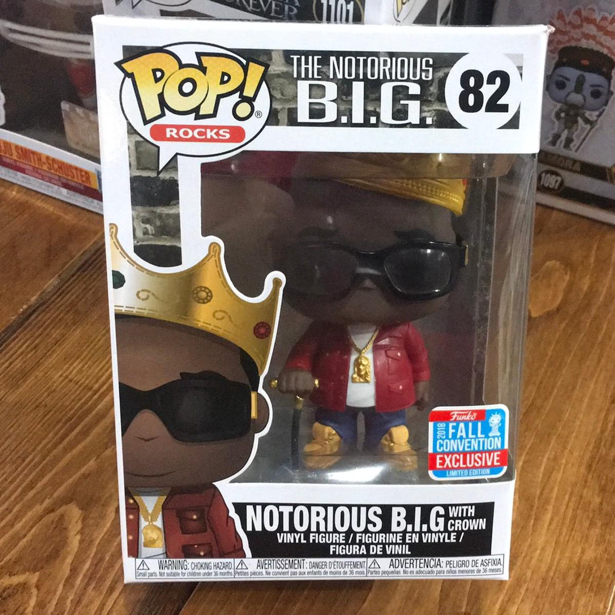 Notorious BIG with Crown 82 8211 Exclusive Funko Pop Vinyl Figure (Rocks)