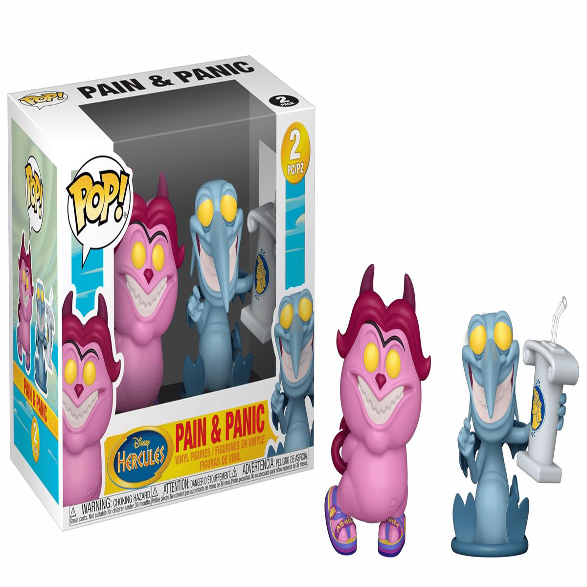(Box Damage) Funko Pop Hercules Pain and Panic 2 Pack