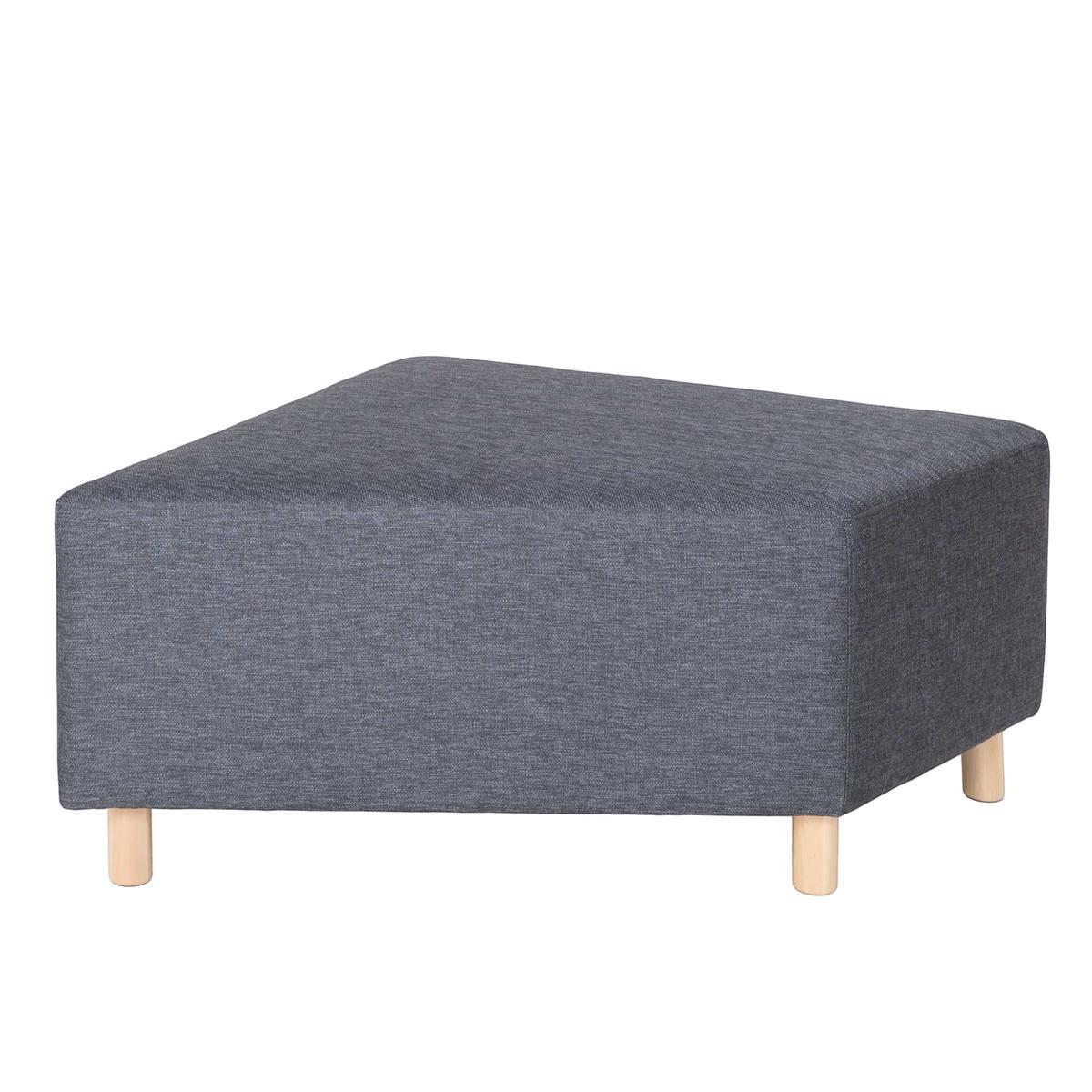 Zigzag Pouf Grey