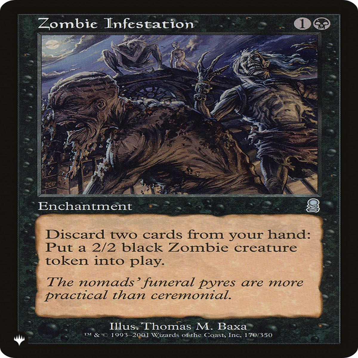 Zombie Infestation (Plst) Ody-170 EnN SO LightlyPlayed