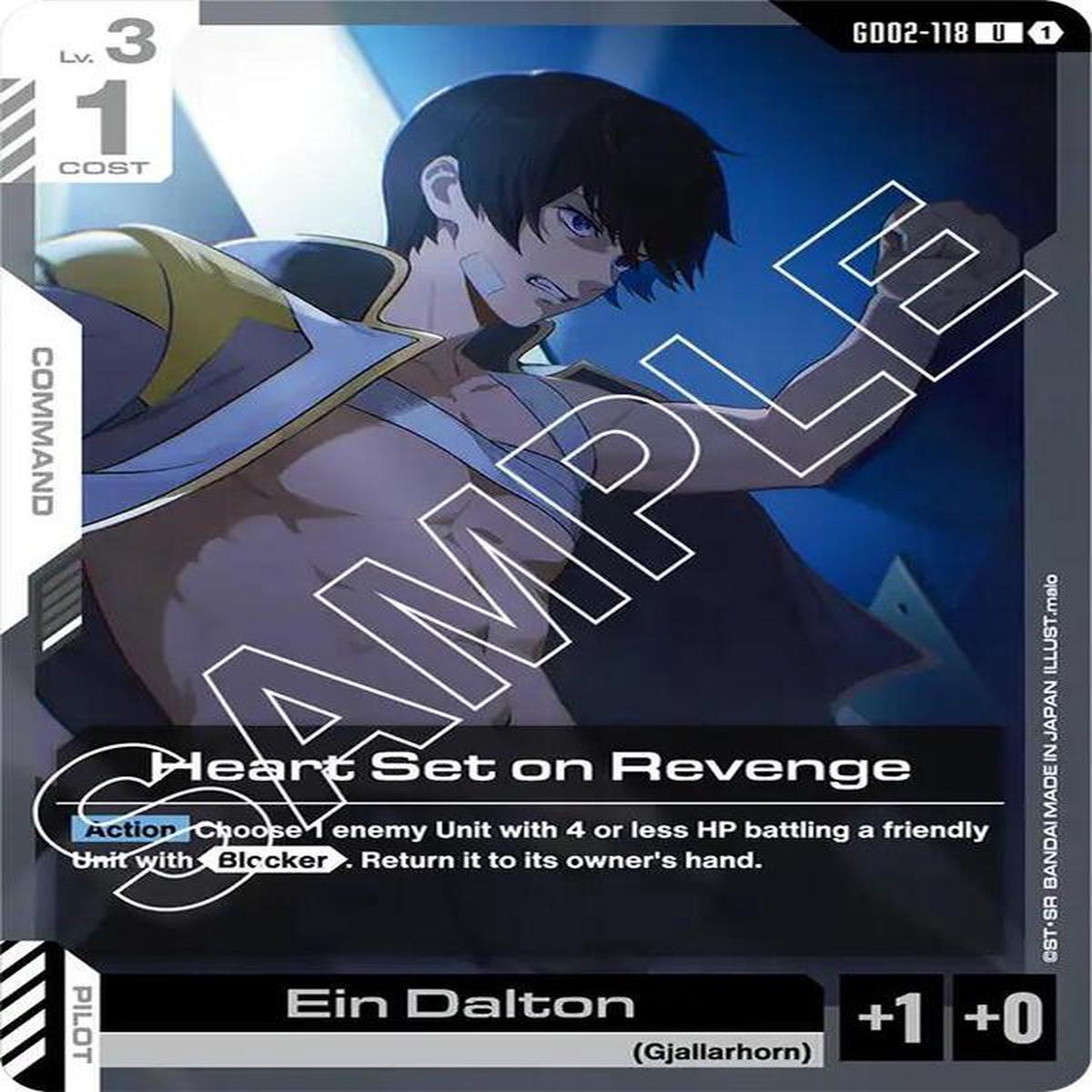Heart Set On Revenge (Gd02) Gd02-118 JaN NearMint