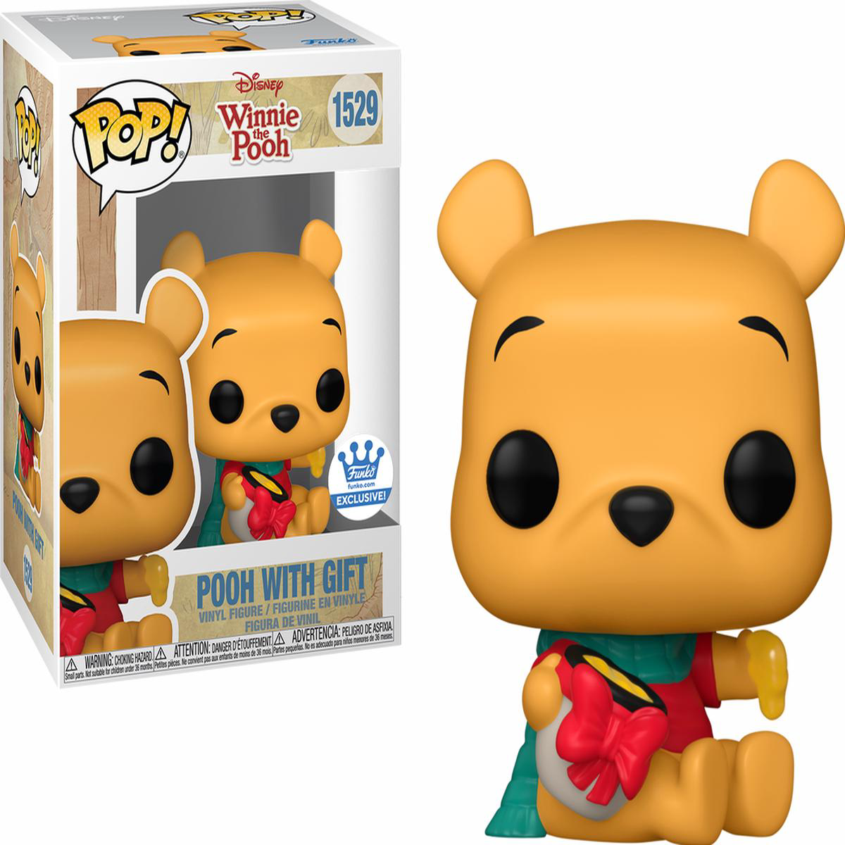(Box Damage) Funko Pop Winnie the Pooh Pooh with Gift Exclusive 1529
