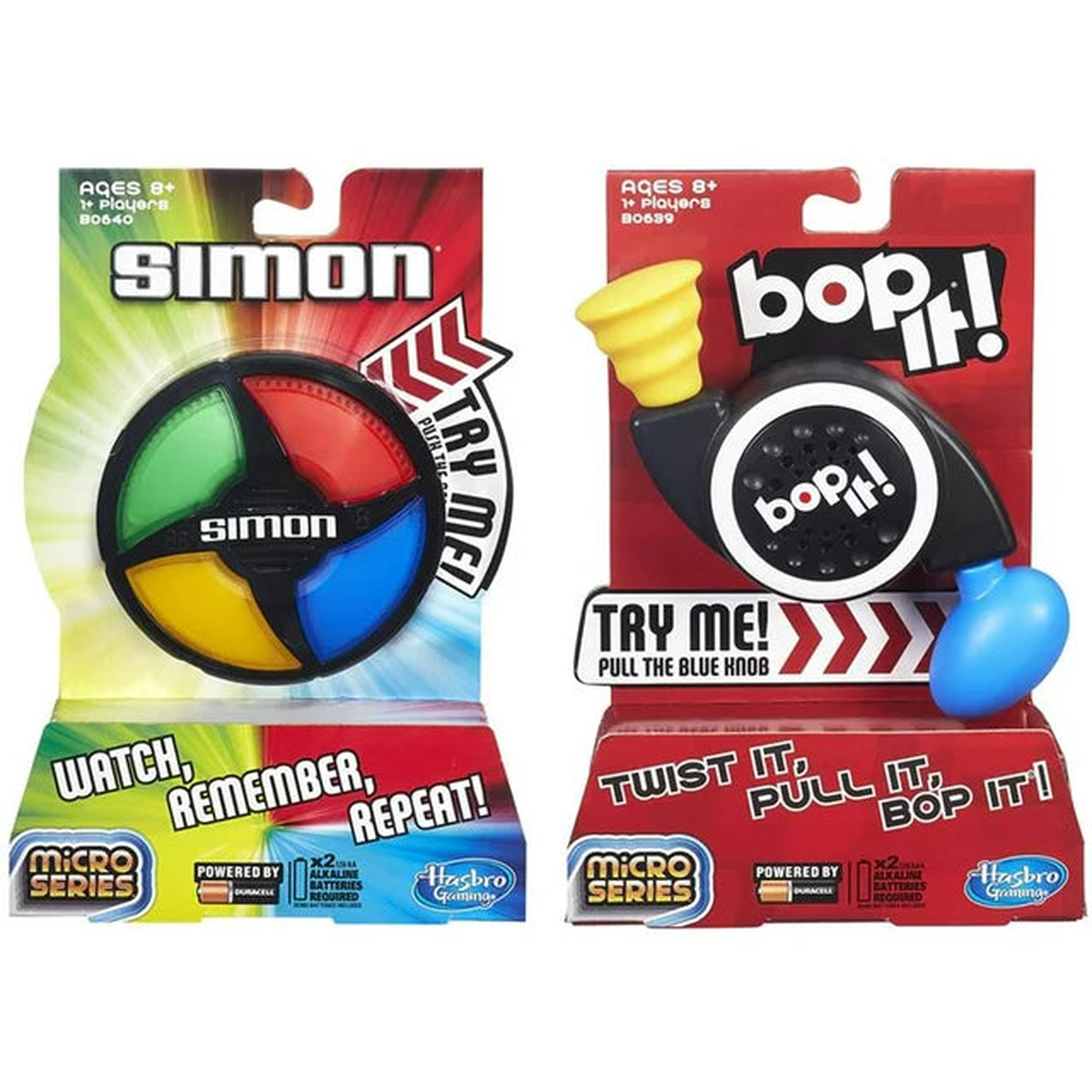 Simon Swipe and Bop It Micro Asst