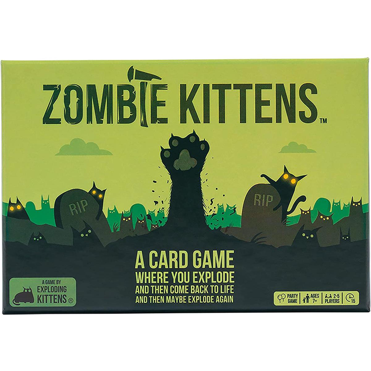 Zombie Kittens by Exploding Kittens 8211 Card Games for Adults Teens 038 Kids 8211 Fun Family Games (ENGLISH EDITION)