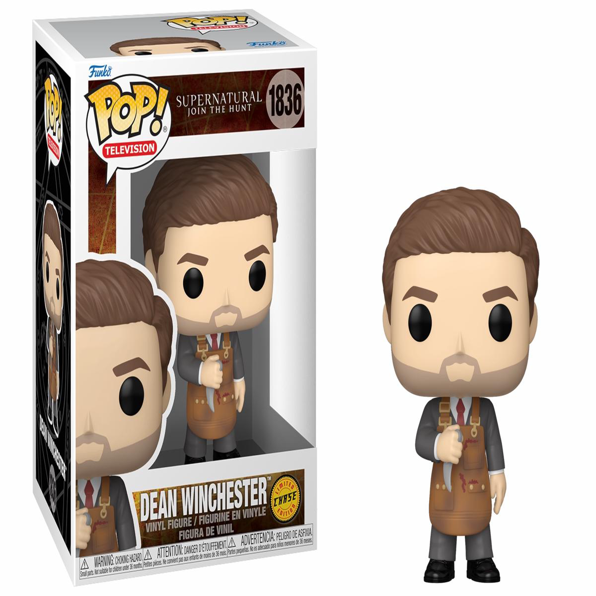 (Heavy Box Damage) Funko Pop Supernatural Dean Winchester in Apron Chase 1836