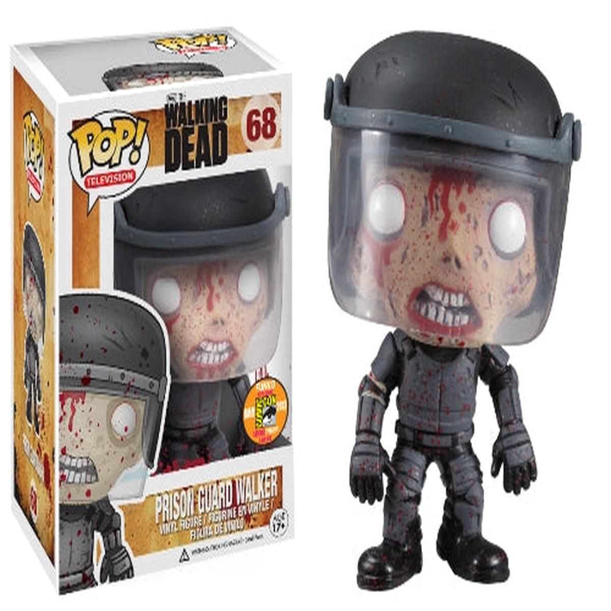 (Box Damage) Funko Pop The Walking Dead Prison Guard Walker (Bloody) SDCC Exclusive 68